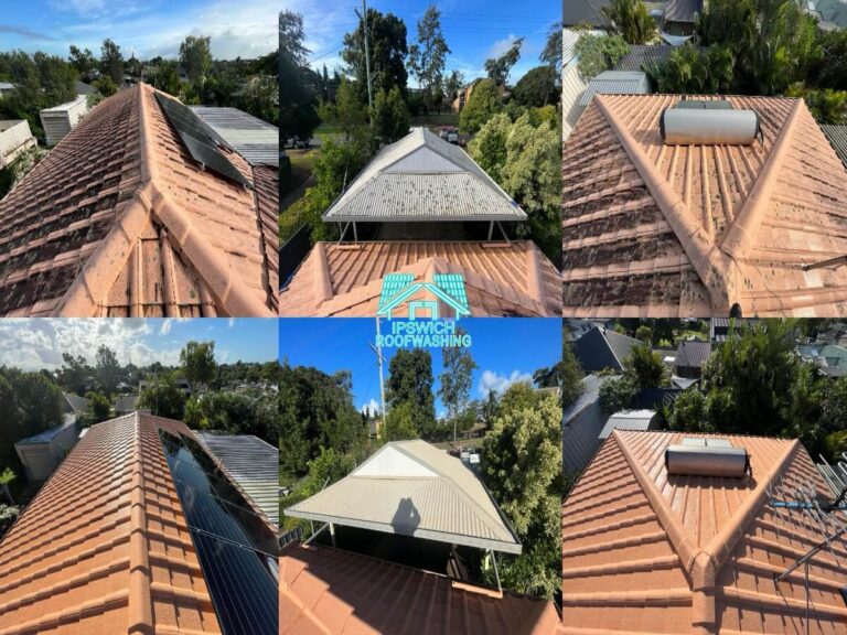 Ipswich Roof Washing | Painted Tile Roof Cleaning
